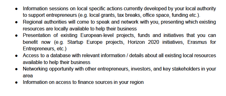 Objetivos de la SEW Startup Europe Week